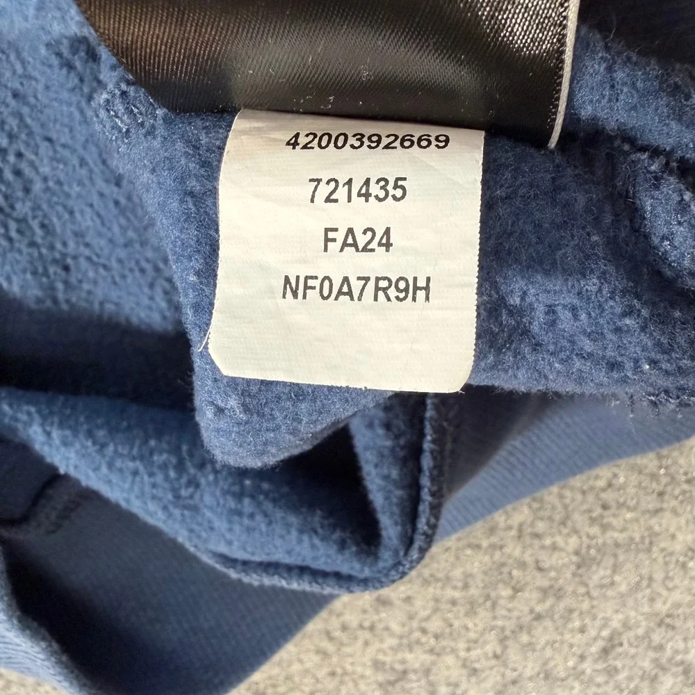 The North Face Mens Circular Design Hoodie Blue Pullover NF0A7R9H Small #4413